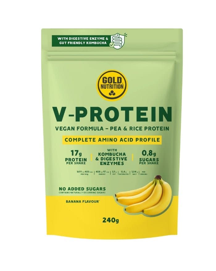 Gold Nutrition V-protein 240g Banana