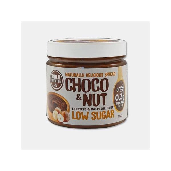 Gold Nutrition Choco&Nut Low Sugar Spread Creme de Avelãs 180g