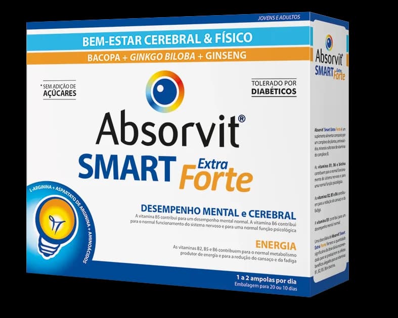 Absorvit Smart Extra Forte 20 Ampolas