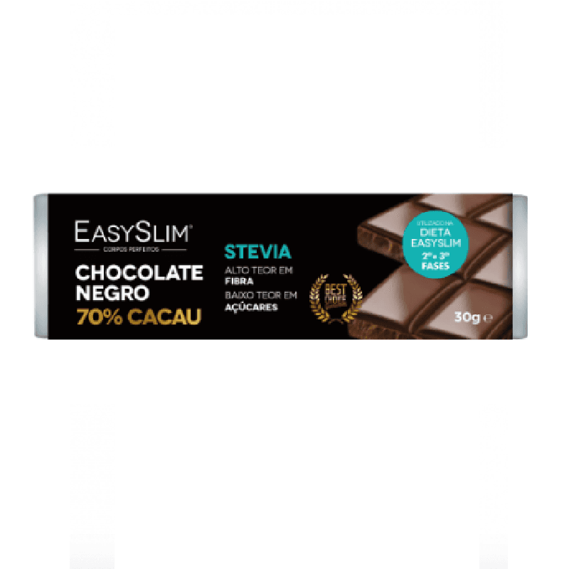 Farmodiética Easyslim Chocolate Negro 70% Cacau 30g