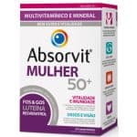 ABSORVIT MULHER 50+ 30 COMPRIMIDOS | WOWFARMA