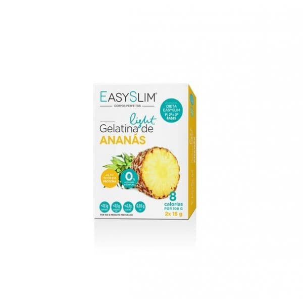Farmodiética EasySlim Gelatina Light Ananás com Stevia 2x15g