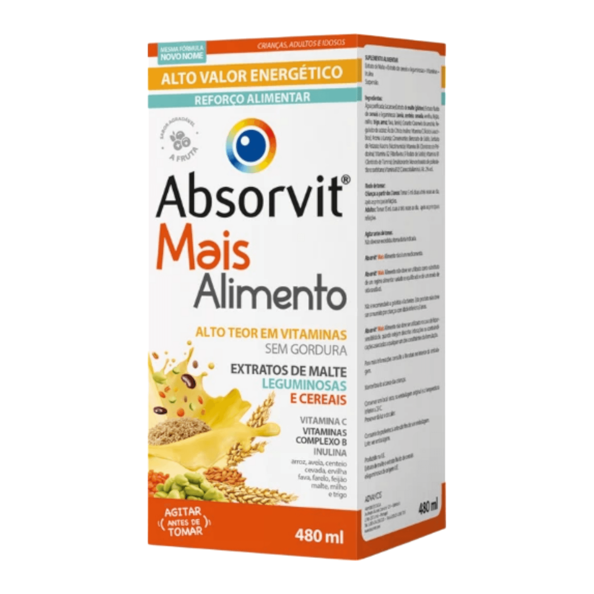 Absorvit Mais Alimento Suspensão 480 ml
