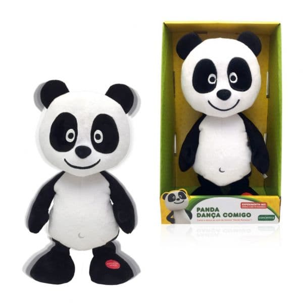 Panda Peluche Dança Comigo