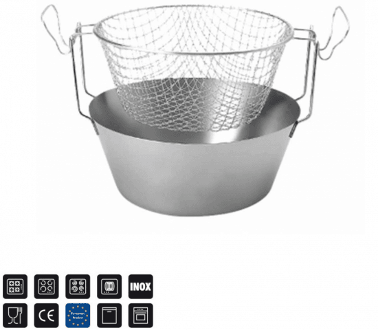 FREIDORA OPEN CON CESTILLO 181330 30CM