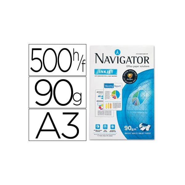 Navigator Resma 500 Fls Papel A3 90g Inkjet