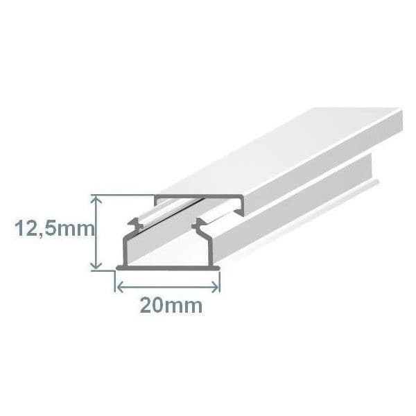 Efapel Calha 20X12,5 Branca 10030CBR - 10030CBR