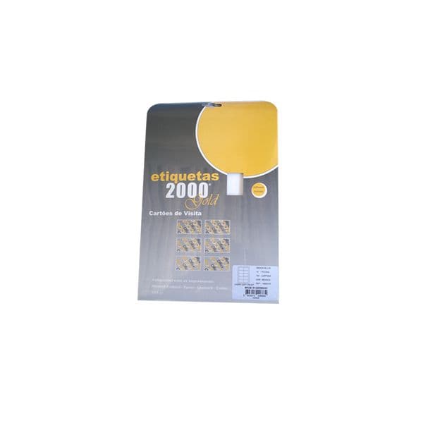 Cartões de Visita InkJet 210gr 10 Folhas 86x54mm Pack 100 Un. - 199Z17933