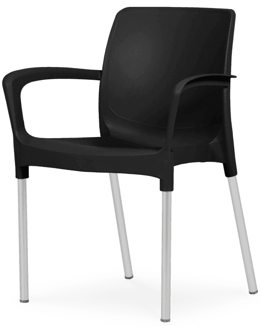 Pack 40 Cadeiras ALEXA CLOSED Preta