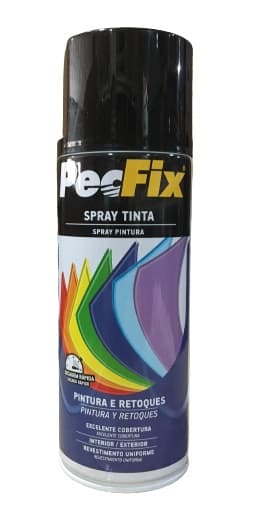 SPRAY TINTA P400 PRETO OPACO RAL9005M PECFIX