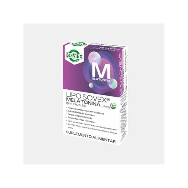 Sovex Lipo Melatonina 1,9mg Liposamal 30 Cápsulas