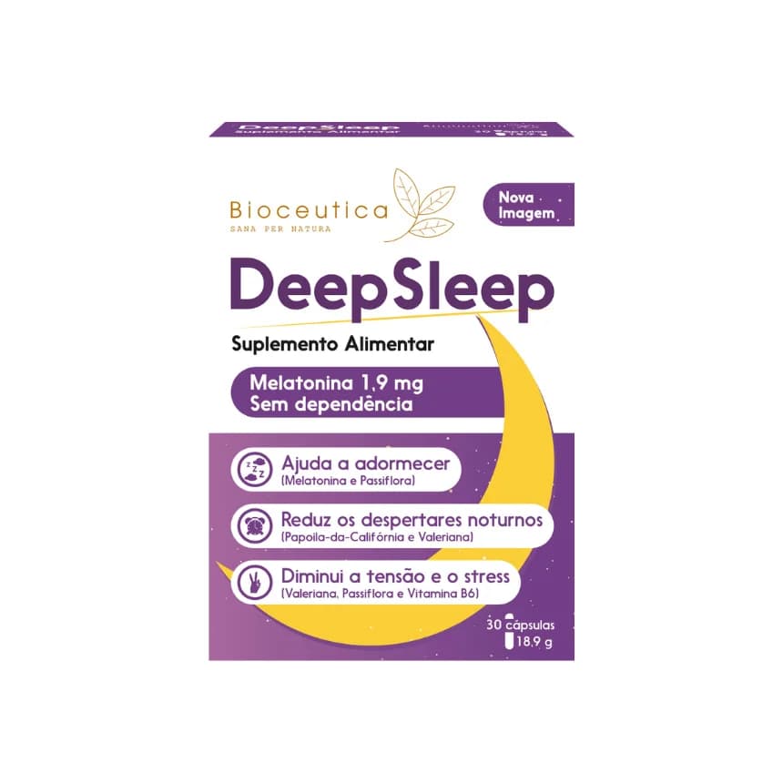 Deep Sleep Melatonina 1,9mg | 30 Comprimidos – Biocêutica