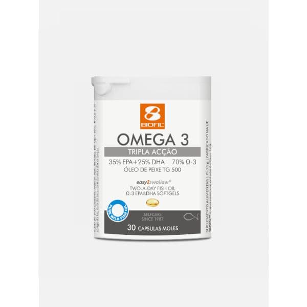 Biofil Ómega 3 Tripla Ação 30 Cápsulas