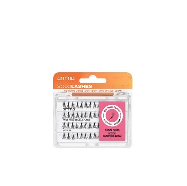 Andreia Pestanas Postiças Sem Nó Sololashes Amma Double Flare M