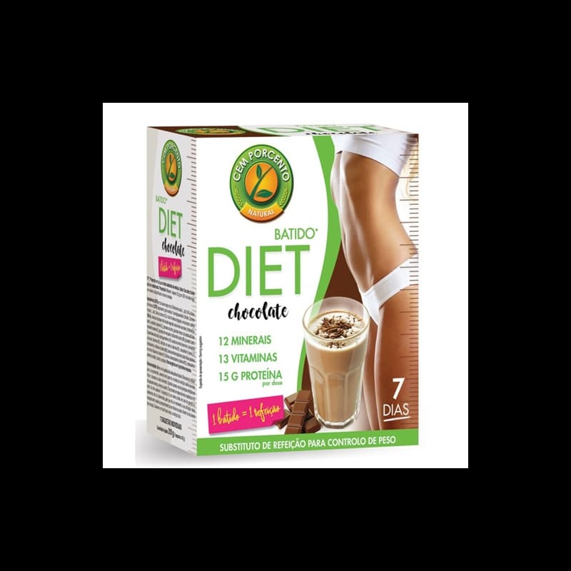 Batido Diet chocolate saq Cem Porcento