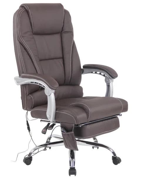 Dudeco Cadeira Escritório Pacific com função de massagem Castanho