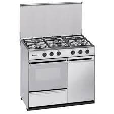 Fogão a Gás Meireles N 921 X Vs | 5 Queimadores, Forno Gás, 55L