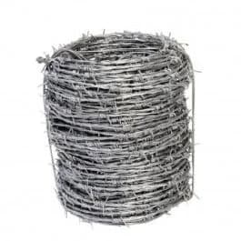 Arame farpado zincado 12/15 - rolo de 100mt Vito