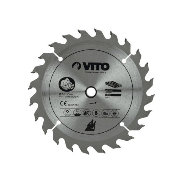 Vito Disco Circular Pastilhado para Madeira 255mm x 40 Dentes