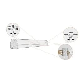 Armadura LED 10W-15W-20W 60cm 3-CCT Aslo