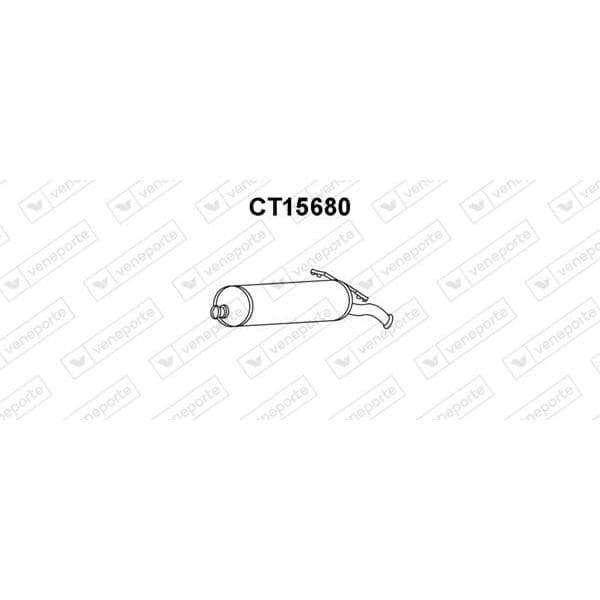 Veneporte Panela de Escape Traseira - CT15680