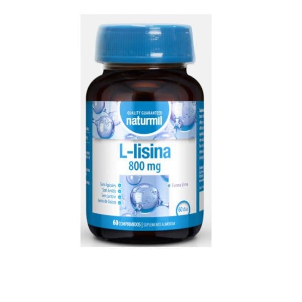 Naturmil L-Lisina 800mg 60 Comprimidos