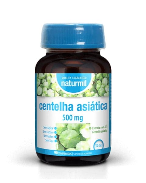 Naturmil Centelha Asiática 500mg 90 Comprimidos