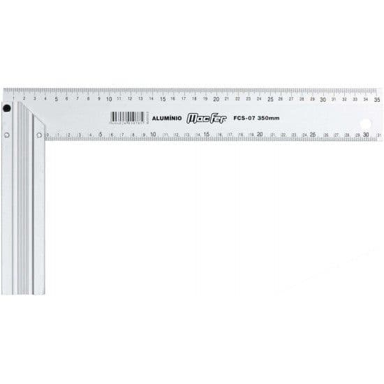 Esquadro alumínio MacFer FCS-07 300mm refª 010.0077 MACFER