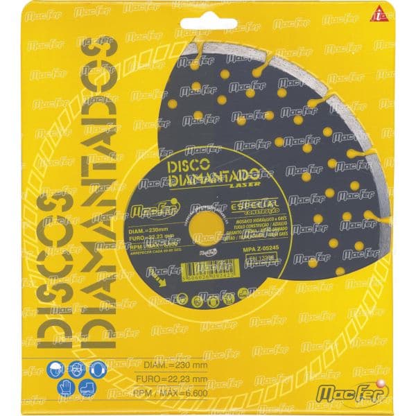 MACFER Disco Diam. Especial Construção 115mm - 092.0040
