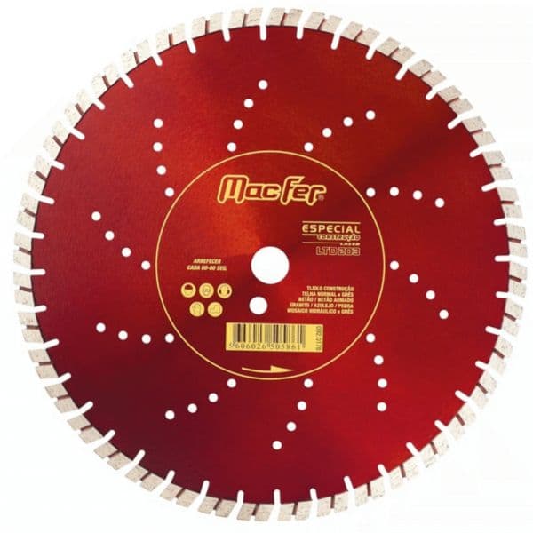 Disco Diamante Macfer Especial Construção 350MM