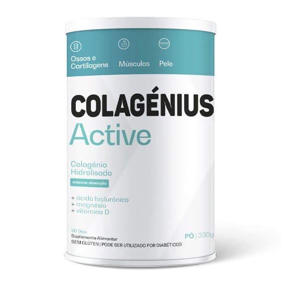 Colagénius Active Neutro 330g – Articulações, Ossos & Músculos