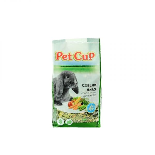 Pet Cup Alimentação Coelho Anao Petc Up 800GR 65