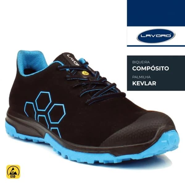 Lavoro Sapatilha Segurança Lynx Azul Nº36