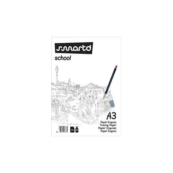 SmartD Papel Vegetal Esquico A3 38gr 50Fls