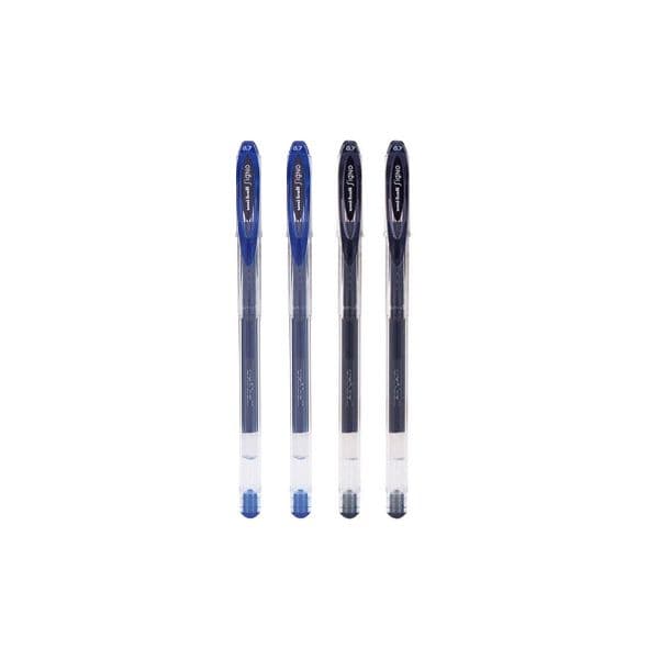 Uni Esferografica UM120 Signo 0.7mm Blister 2xPreto+2xAzul