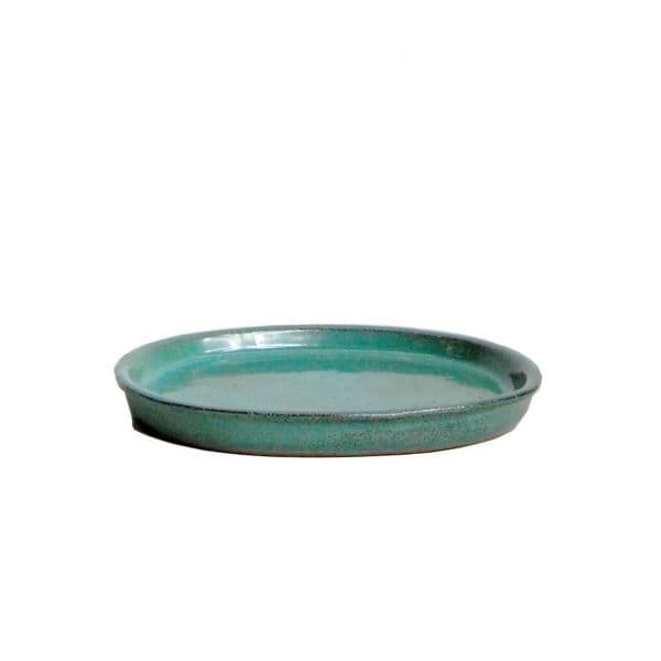 Luso Bonsai Prato Cerâmico Oval 26*21*2 cm Verde - 86734