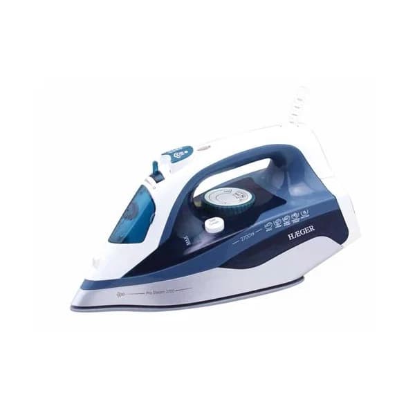 Ferro de Vapor HAEGER VAPOUR PRO 2700 | 2700W, Base Cerâmica, 45g/min