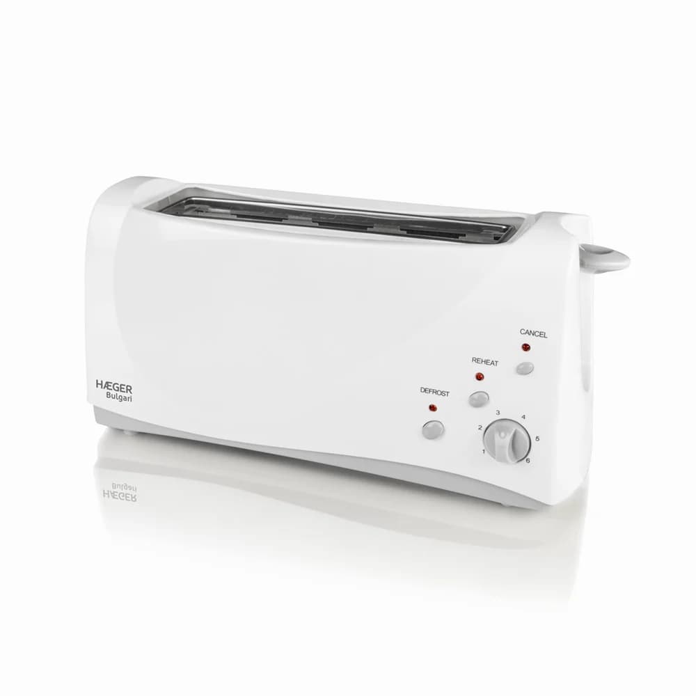 Torradeira HAEGER BULGARI | 1000W, 6 posições, Descongelar