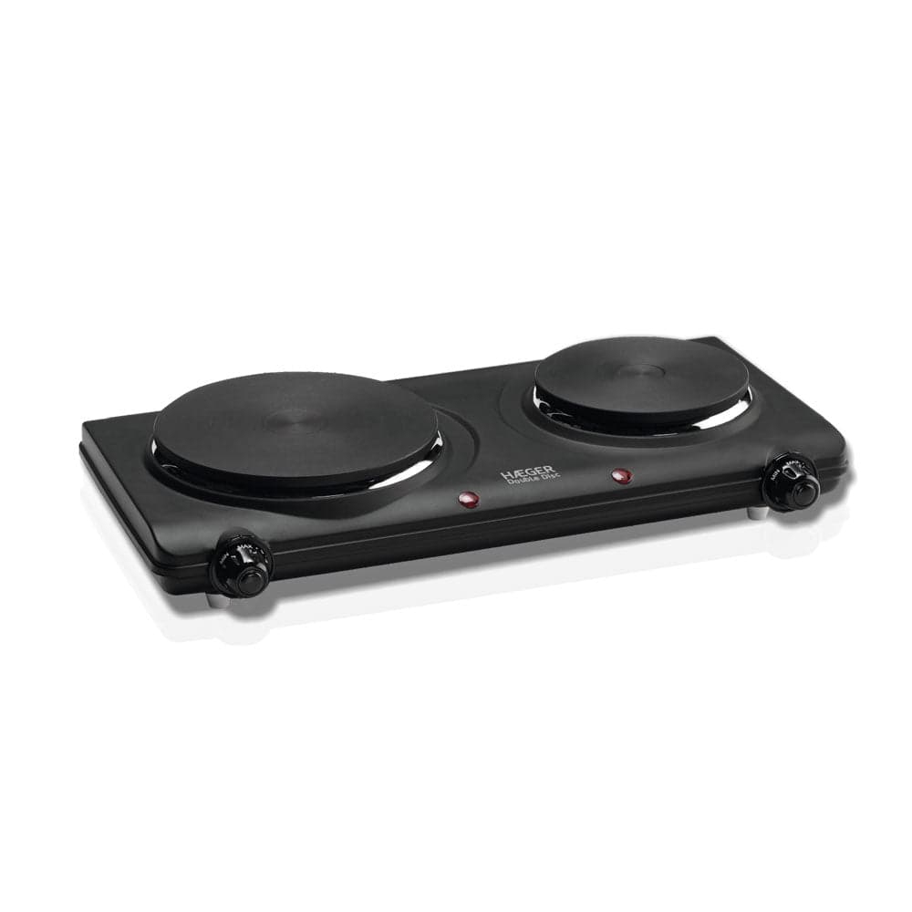 Placa Elétrica HAEGER DOUBLE DISC | 2250W, 16.5cm, 13cm