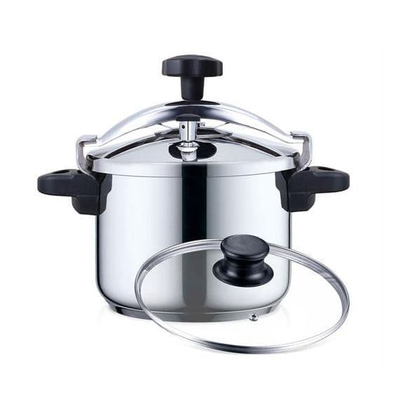 Haeger Panela de Pressão Pressure Cooker 18/10 2 In 1 6 Litros - PC-6SS.014A