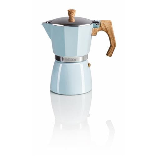 Cafeteira HAEGER MOKA Pot 6 | 6 chávenas, Alumínio, Azul
