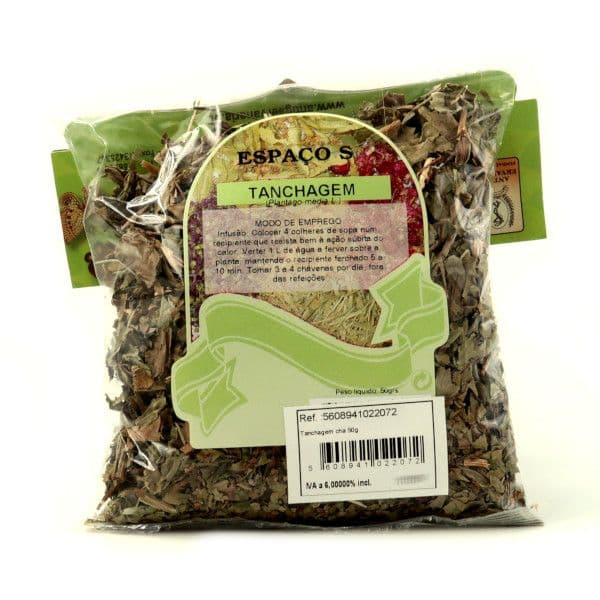 Antiga Ervanária Tanchagem (chá) Aat 50g Garganta Gripe Útero Intestino Aftas