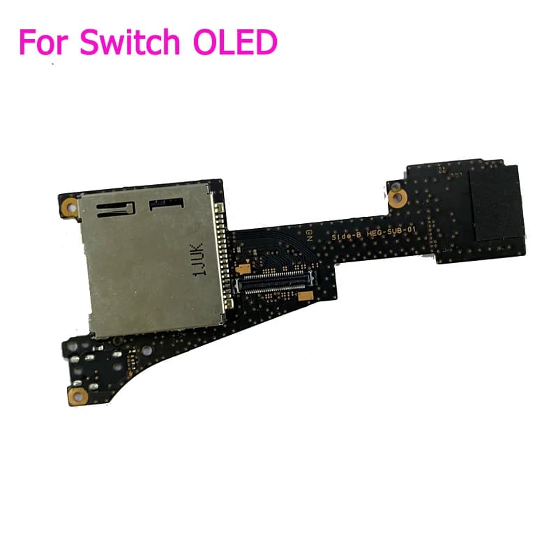 PCB com Jack de Audio e Leitor de Jogos Nintendo Switch Oled
