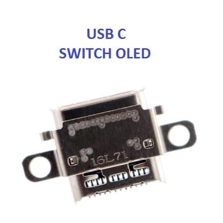 Porta USB Tipo-C para Nintendo Switch Oled