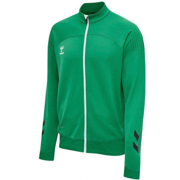 Hummel Sweatshirt Lead Poly Zip 207400-6235 12 (41-45) Verde