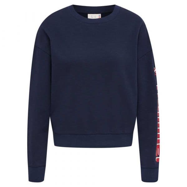 Hummel Kim Sweatshirt Azul S Mulher