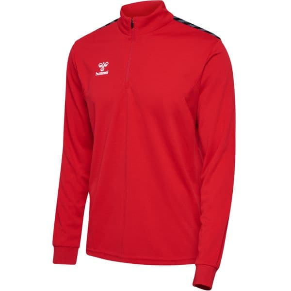 Hummel Sweatshirt Hmlauthentic Half Zip Sweat 219973-3062 XL Vermelho