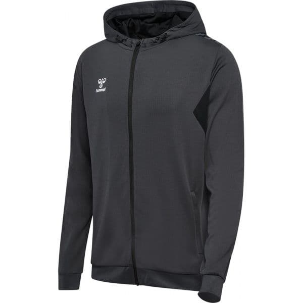 Hummel Sweatshirt com Capuz Hmlauthentic Pl Zip Hoodie 219979-1525 S Cinzento