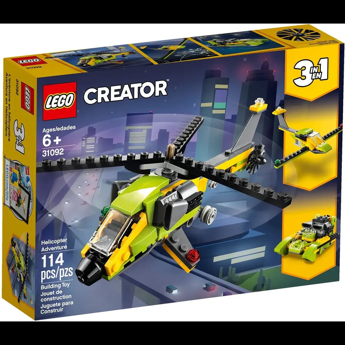 LEGO Creator Aventura de Helicóptero - 31092