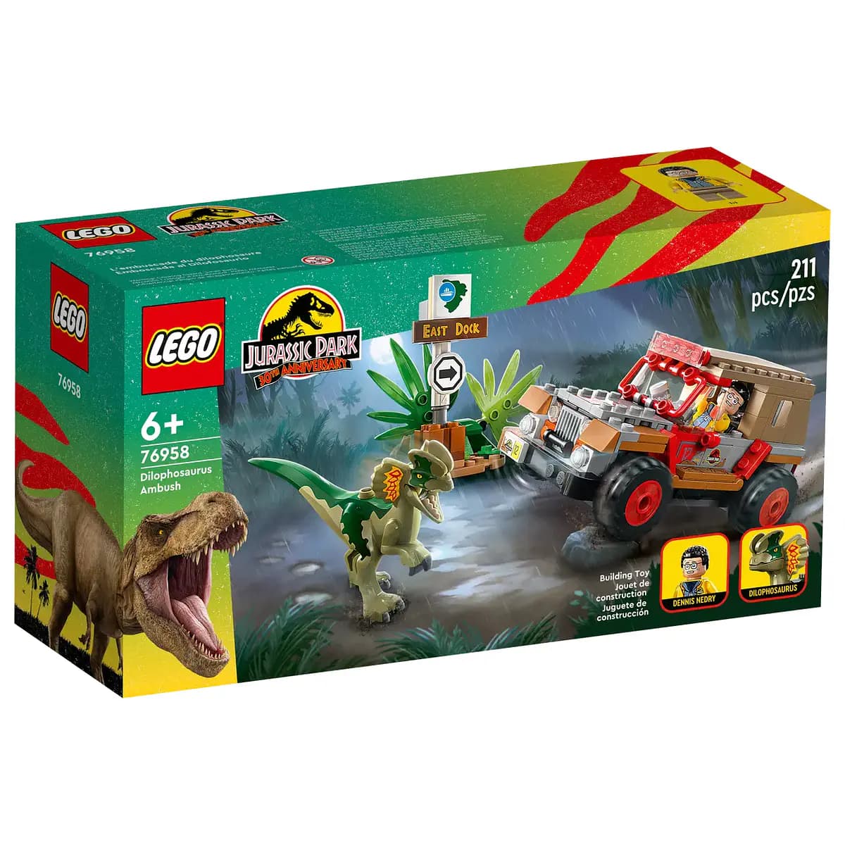LEGO Jurassic World Emboscada a Dilofossauro - 76958